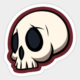 Cartoon Skull Sticker